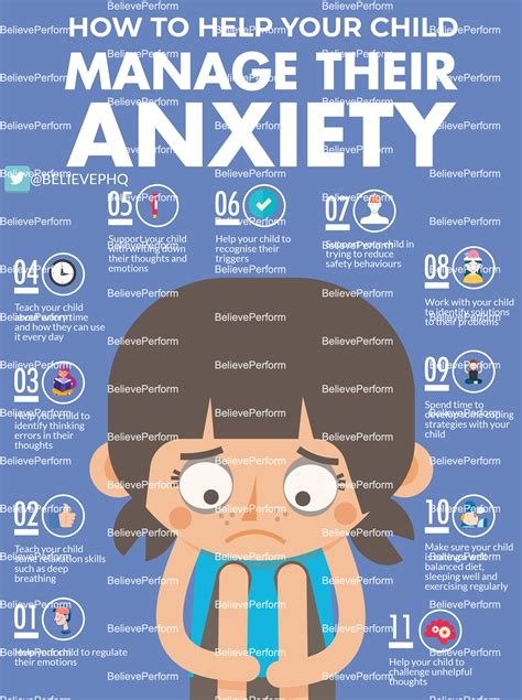 How To Help Your Child Manage Their Anxiety Believeperform The Uks