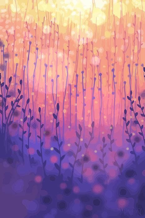 Meadow Glow By Sharon Marcella Marston Glow Paint Digital Painting Glow