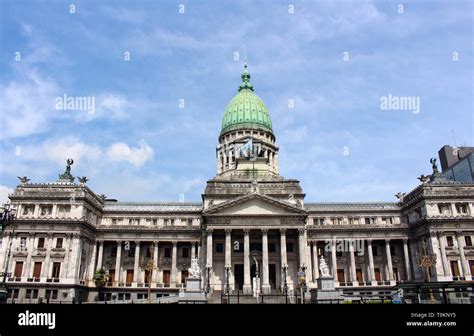 El Palacio Del Congreso Nacional De Argentina En Buenos Aires Un