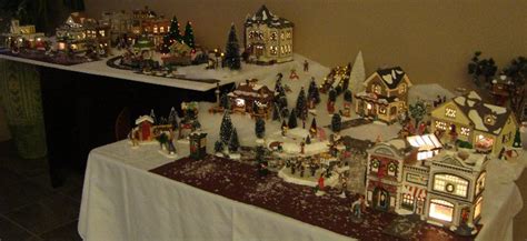 Ideas on how to set up a christmas village. Simply Me: The Christmas Village