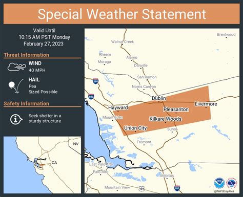 City Of Dublin California On Twitter Rt Nwsbayarea A Special Weather Statement Has Been