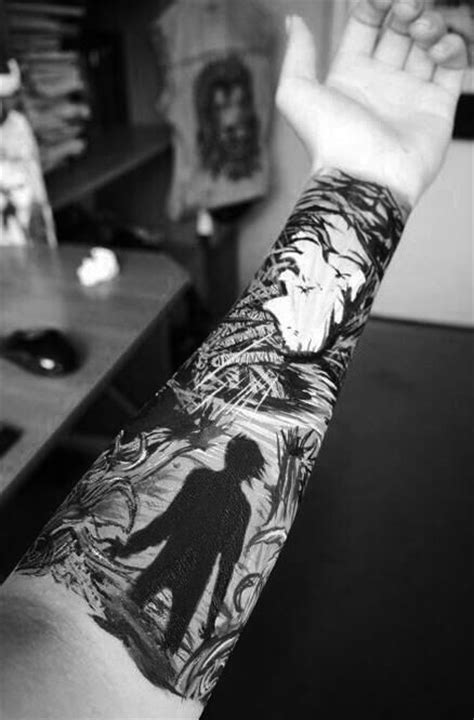 Maybe you would like to learn more about one of these? A Day to Remember tattoo, Homesick album cover, black and ...