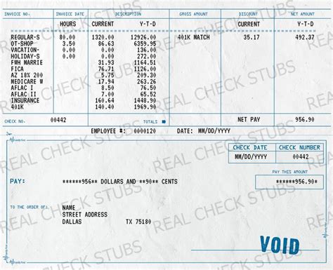 Real Paycheck Stubs Generate Your Real Check Stub Printable Checks