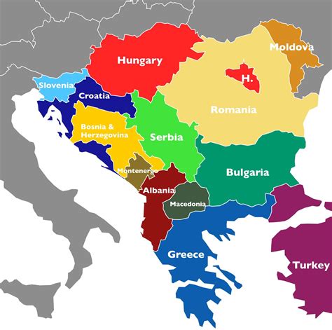 My Take At Dividing The Balkans Rimaginarymaps