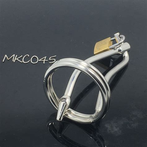 Latest Chastity Device Male Metal Stainless Steel Bondage Cage Chastity Cock Cage With Urethral