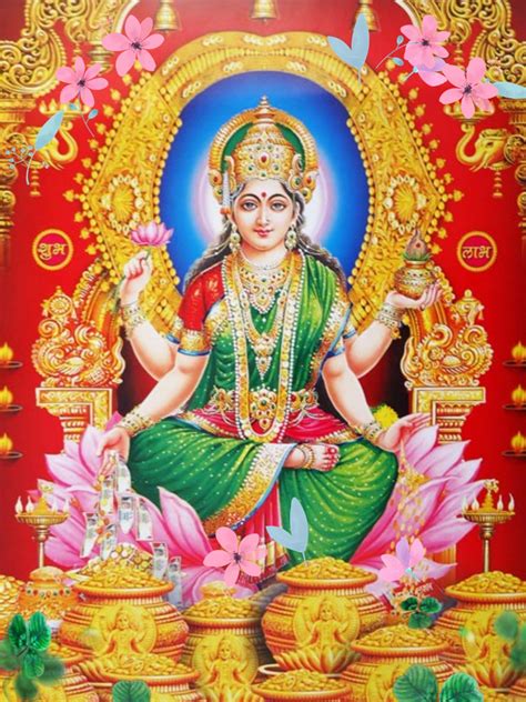 Goddess Lakshmi In Green Saree 2172x2896 Wallpaper