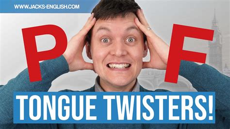 How To Pronounce P And F With Tongue Twisters Youtube
