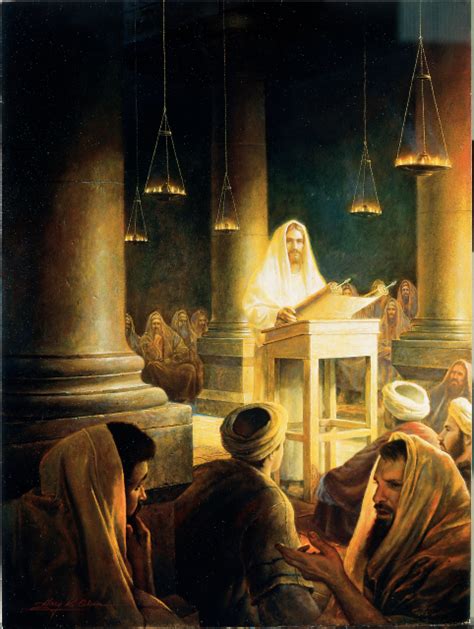 Jezus In De Synagoge In Nazareth