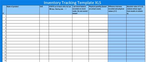 Free Inventory Tracking Excel Template Excelonist