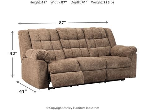 Signature Design By Ashley Living Room Workhorse Reclining Sofa 5840188