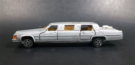 Vintage Majorette Limousine Grey No 339 Grey With Opening Doors And