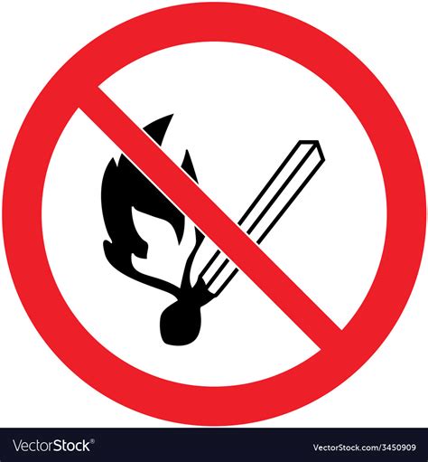 Safety Signs Placards No Smoking No Naked Flames No Matches Prohibited Sign Business Industrial