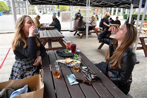 Thirsty Scots Enjoy First Pints In Months As Beer Gardens Reopen