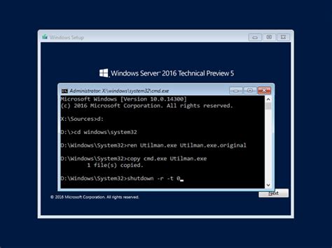 How To Reset Forgotten Administrator Password On Windows Server 2016