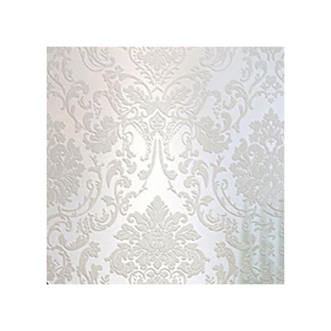 Urijk 1pc Luxury Non Woven Wallpaper Modern Embossed Wall Stickers Wall