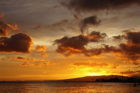 Sunset In Honolulu Hawaii Photorator
