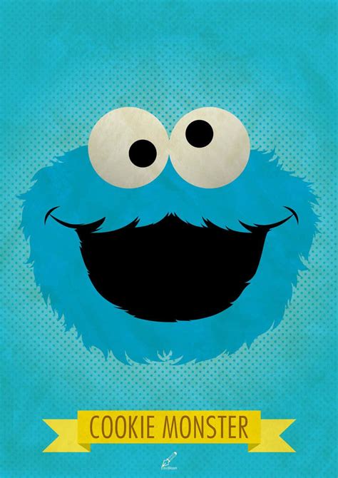 Download Cookie Monster Enjoying His Favorite Snack