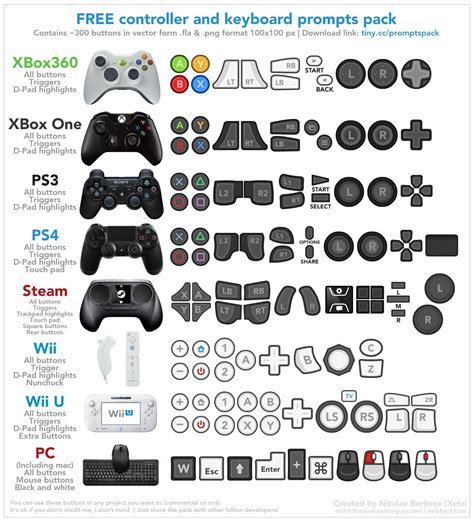 Great Free Resource Set Of Controller Ui Images Rindiegaming