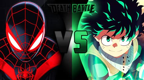 Death Battle Miles Morales Vs Izuku Midoriya V2 By Alvin1794 On Deviantart