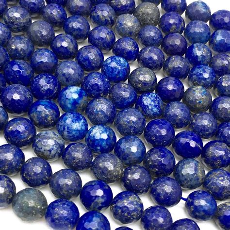 1full Strand Lapis Lazuli Faceted Beads 6mm 8mm 10mm Wholesale Etsy