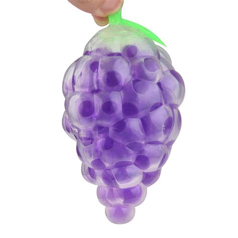 2017 Rubber Grape Ball Hand Wrist Squeeze Toy Stress Autism Mood Relief