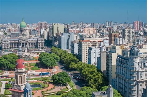 Panorama Of Buenos Aires Argentina Stock Photo Image Of Urban