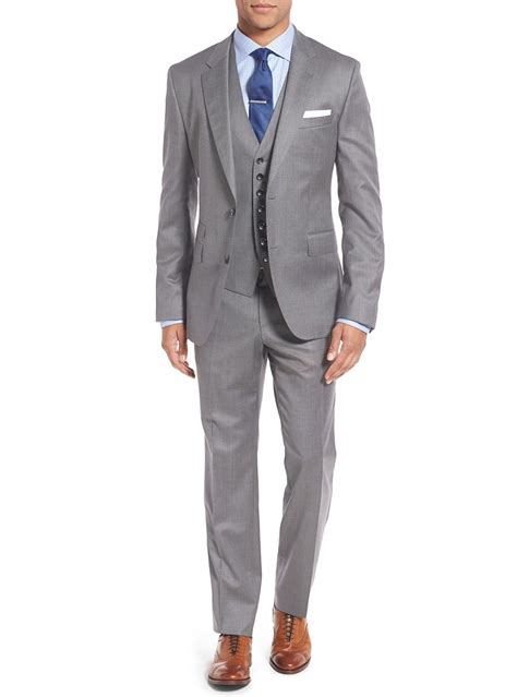 Mens Charcoal vested 3 piece suits by Salvatore Exte - Fashion Suit Outlet