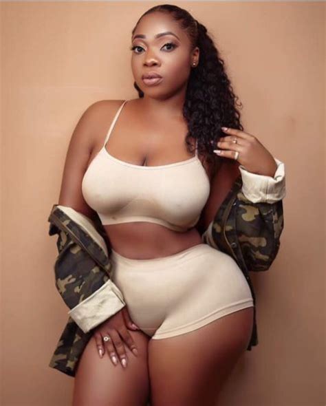 Curvy Ghanaian Actress Moesha Boduong Goes Braless In Sultry Photos