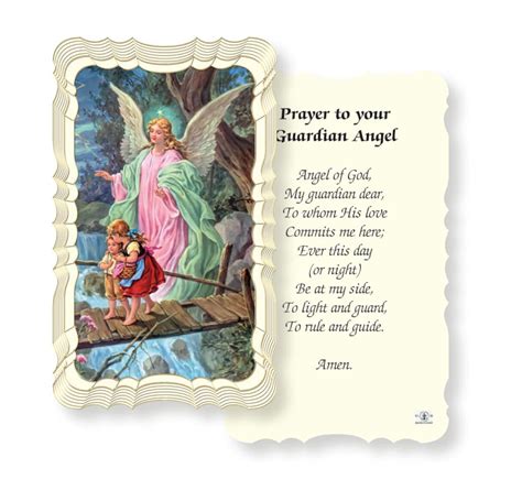 Prayer To Your Guardian Angel Pack Buy Religious Catholic Store