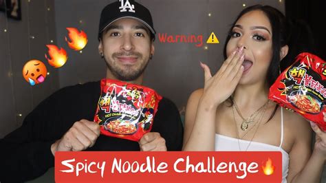 Spicy Noodles Challenge Funny Af Youtube