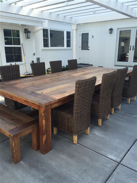 Hand Made Reclaimed Wood Farm Table Outdoor Or Indoor By Urban