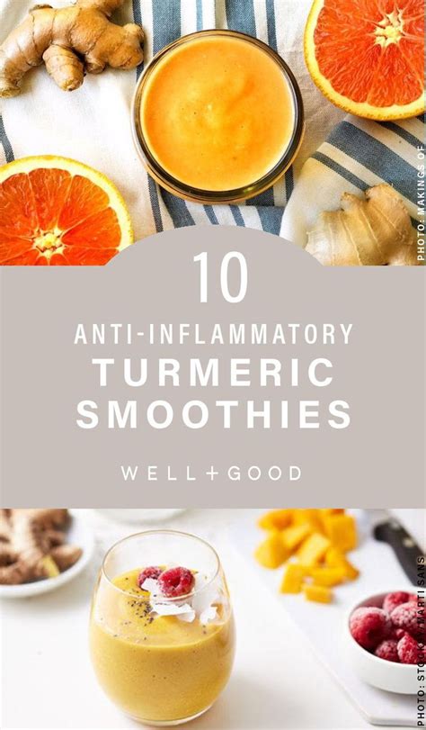 Turmeric Smoothie Anti Inflammatory Recipes Well Good Turmeric