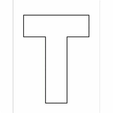 Letter T Coloring Page - Coloring Pages For Kids And For Adults