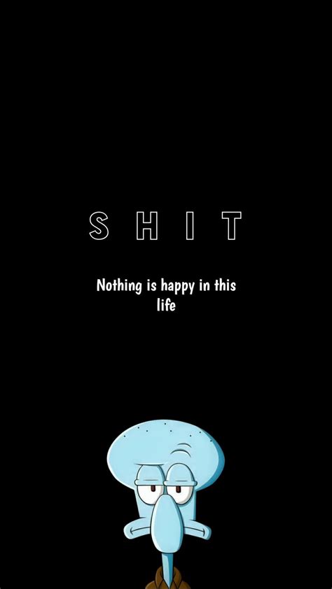 Wallpaper Hp Squidward Iphone Wallpaper Quotes Funny Cool