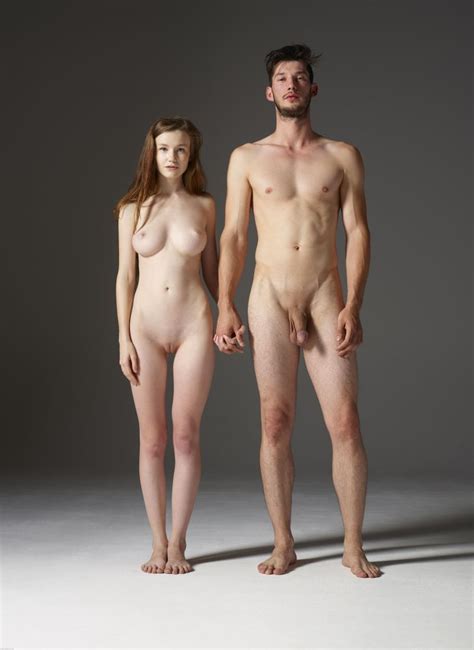 Nude Female Art Model Posing