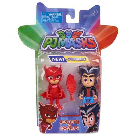 9526095265 Pj Masks 2 Pack Figure And Villain With Accessories Owlette