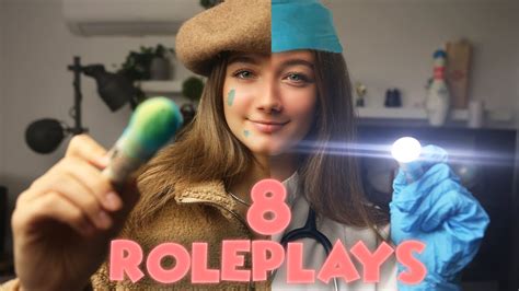 Asmr 8 Roleplays In 40 Minutes Youtube