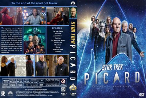 Star Trek Picard Season R Custom DVD Cover Labels DVDcover Com
