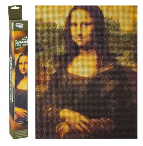 Puzzle Pictura Cu Diamant Mona Lisa 40x50cm 1 39 Număr Piese