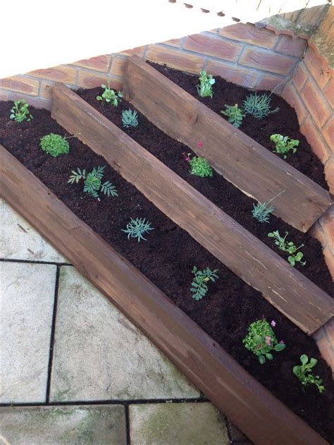 How our raised gardens stack together without needing any tools. How To Build A Planter Box With Sleepers - WoodWorking ...