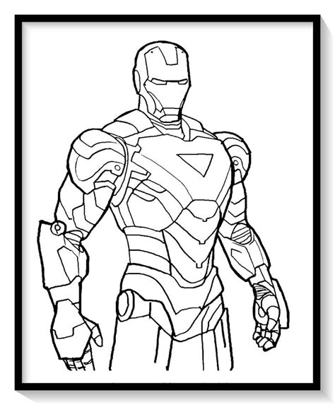 💪💪 Dibujos de iron man para colorear en linea 💪💪 colorear e imprimir