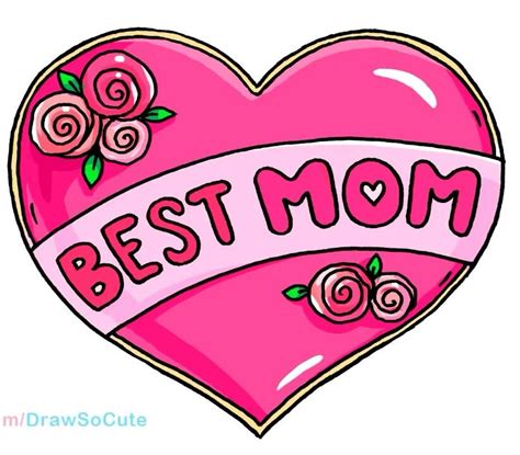 Best Mom Heart T Kawaii Tegninger Tegninger Idéer Til Tegning