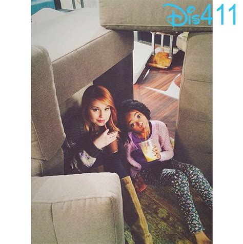 Photo Debby Ryan And Skai Jackson Hanging Out March 8 2014 Actores