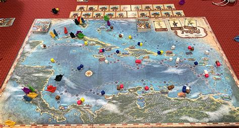 Pirates Strategy Pirate Caribbean Treasure Board Game Extraordinary Adventures Modern