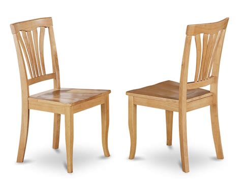 We offer a wide variety of customizable options in our solid wood dining furniture, ensuring that you get exactly what you want for the price you pay. Set of 2 Avon dinette kitchen dining chairs with plain ...