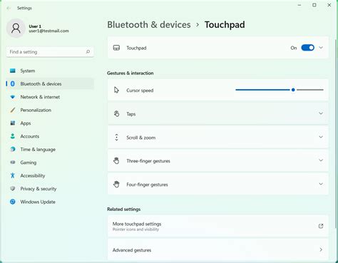 Windows 11 Change Touchpad Settings Acer Community