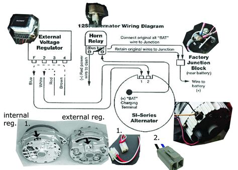 Ford 4 Wire Voltage Regulator Wiring Diagram
