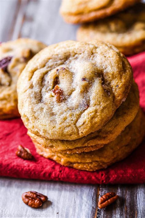 No doubt you will find a cookie or two. Butter Pecan Cookies - Sallys Baking Addiction