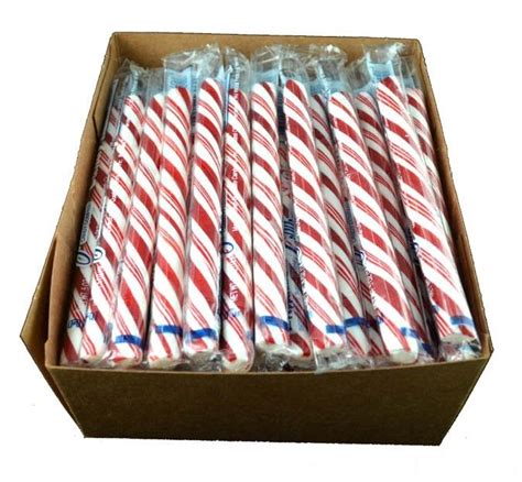 Old Fashioned Peppermint Candy Sticks 80 Box Candy Sticks