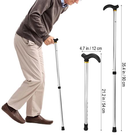 Walking Canestick Men Canes Folding Adjustable Collapsible Seniors